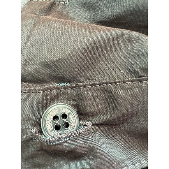 Love Moschino Size 6 Teal Belted Shirt Dress Short Sleeve Tie Front Women’s - Picture 7 of 13